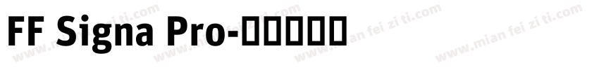 FF Signa Pro字体转换